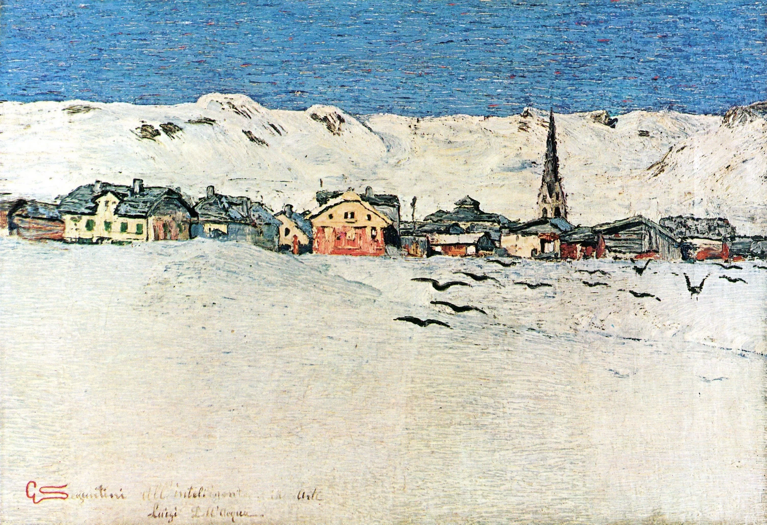 Savognino sotto la neve